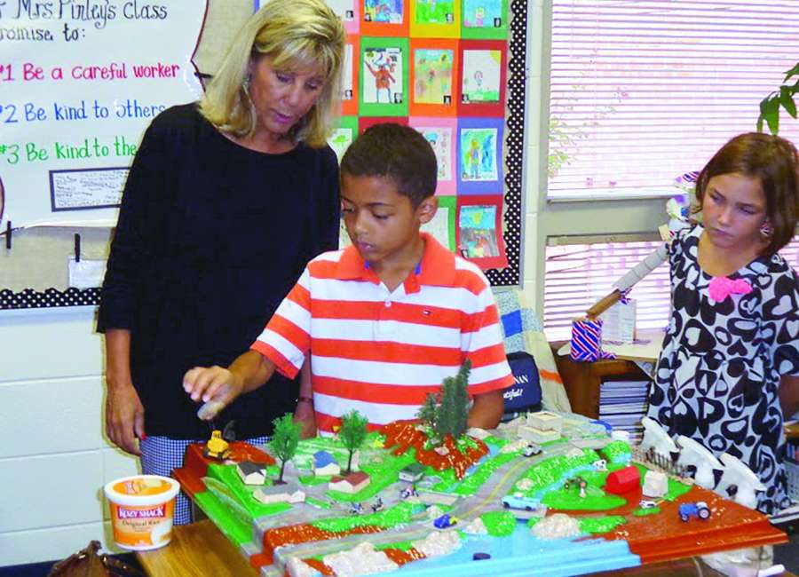 Special visitor to Northside Elementary School