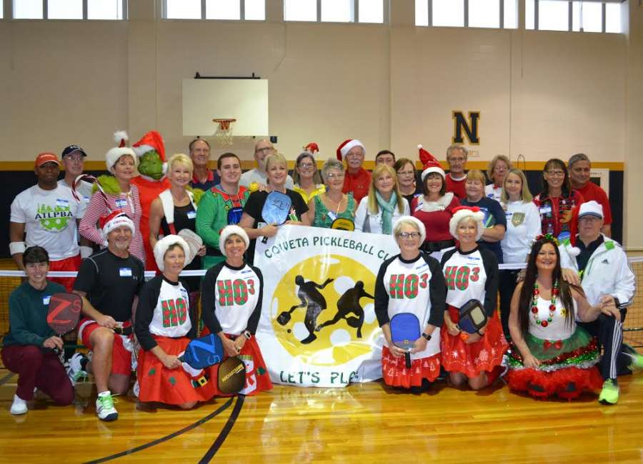 Coweta County Pickleball players gather for first Jingle Tournament