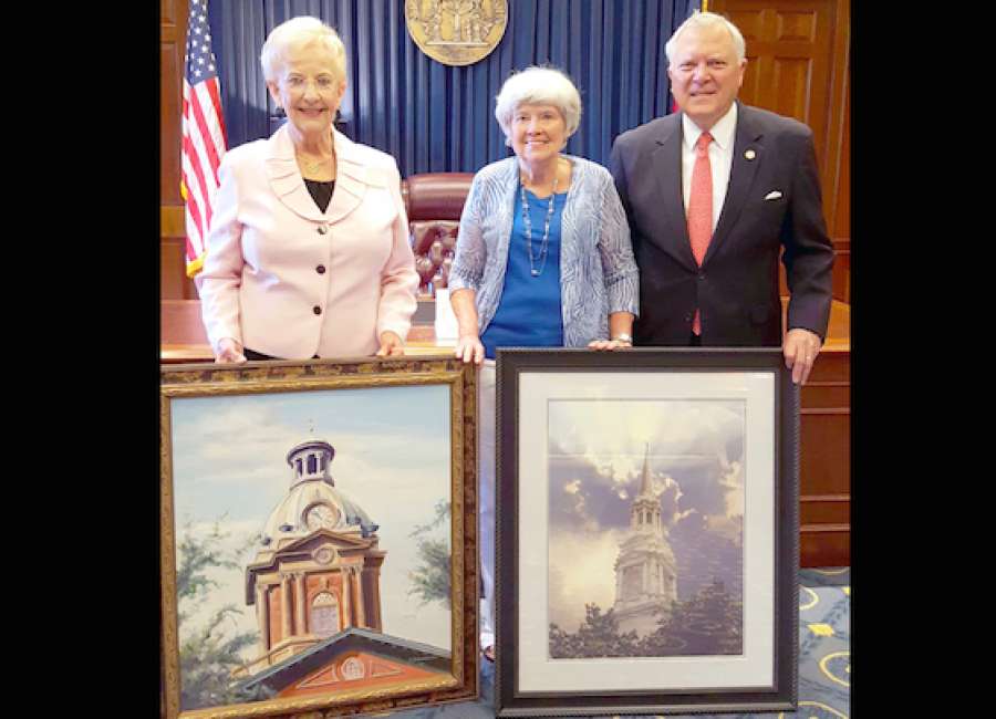 Georgia Capitol building displays Coweta artwork