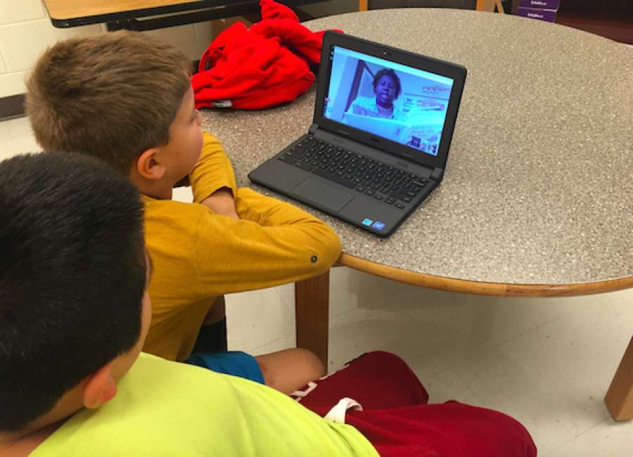 Newnan High, Brooks Elementary partner for virtual learning - The