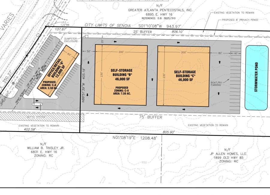 Retail, self-storage coming to Highway 16