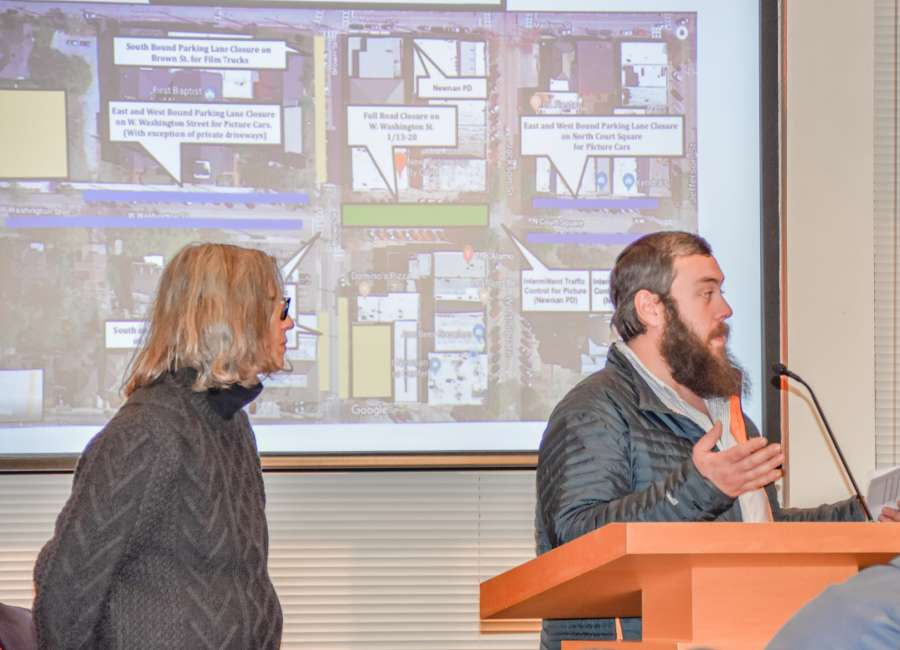 Downtown filming production scaled down