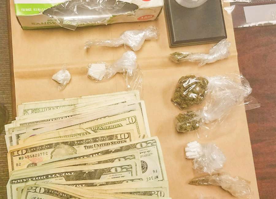 Foot chase on interstate ends with drug bust