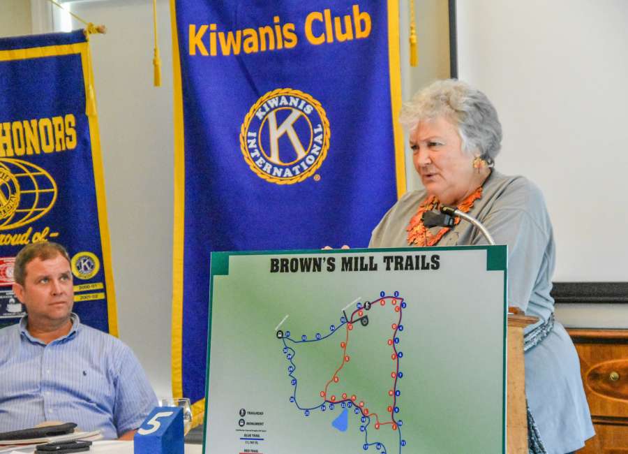 Kiwanians hear about Brown's Mill improvements