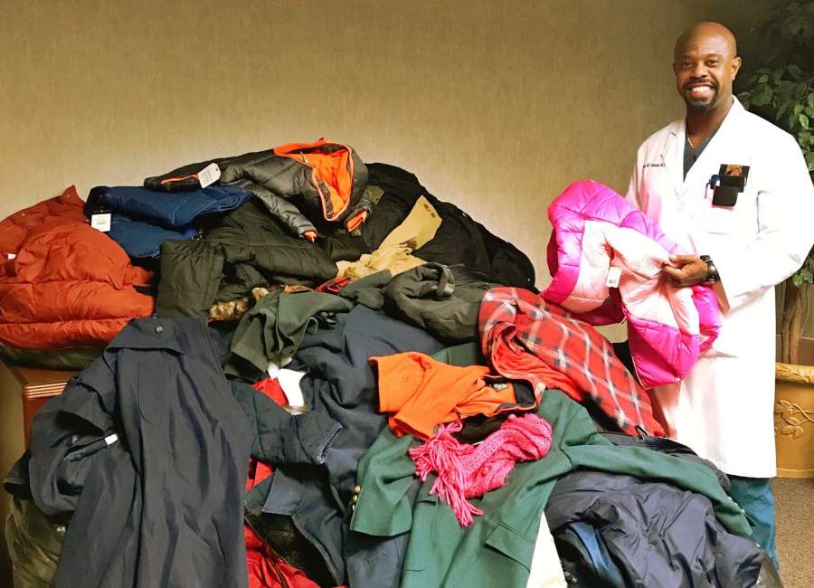 Local orthopedic clinic collecting coats for those in need
