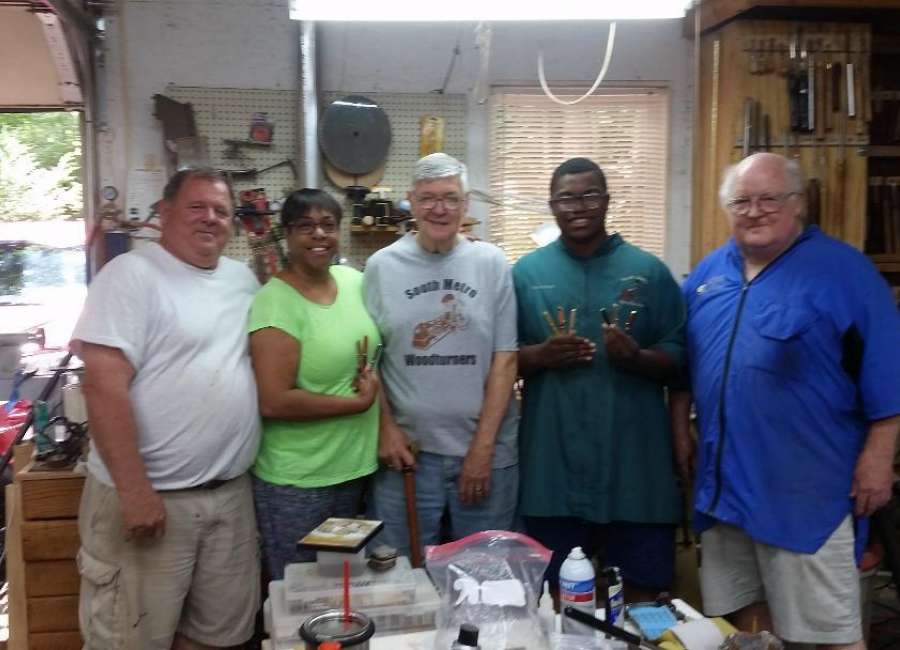 Woodturners help student raise money for trip to Germany