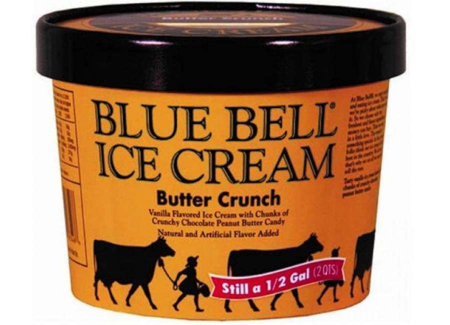 Blue Bell recalls Butter Crunch ice cream