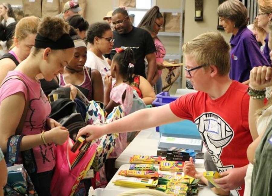 Churches help with back to school