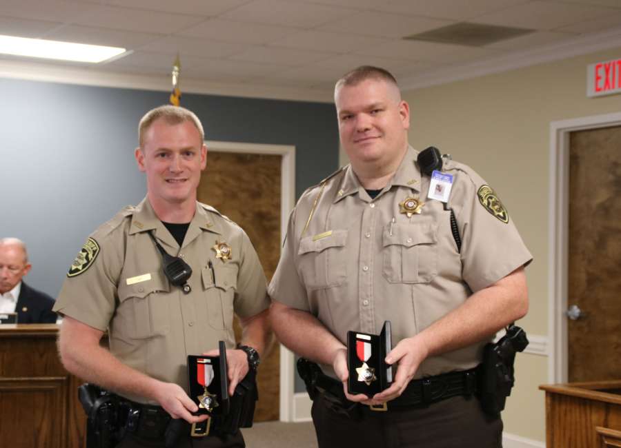 Deputies honored for saving man with no pulse
