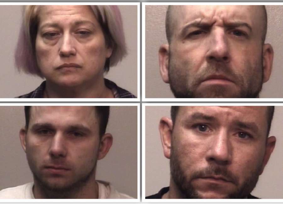 Drugs seized, four arrested in disorderly house