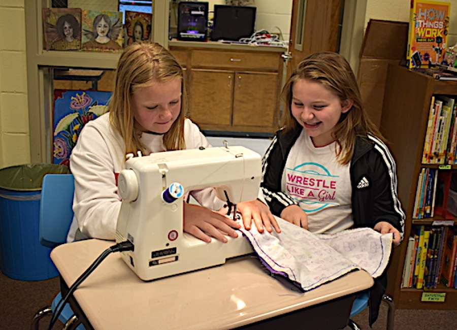 Fifth-graders’ project helps autistic students