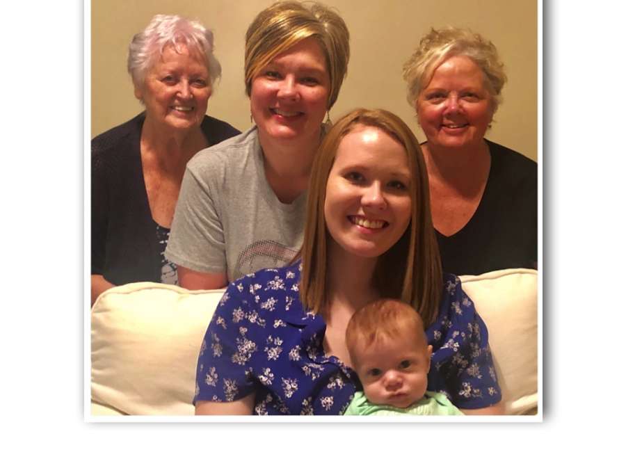 Five generations of families: Gerald and Veronica Rush each have five living generations in their families