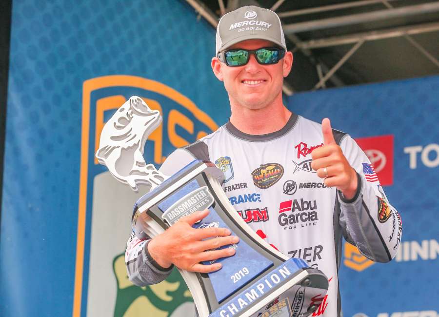 Frazier wins Berkley Bassmaster Elite fishing competition
