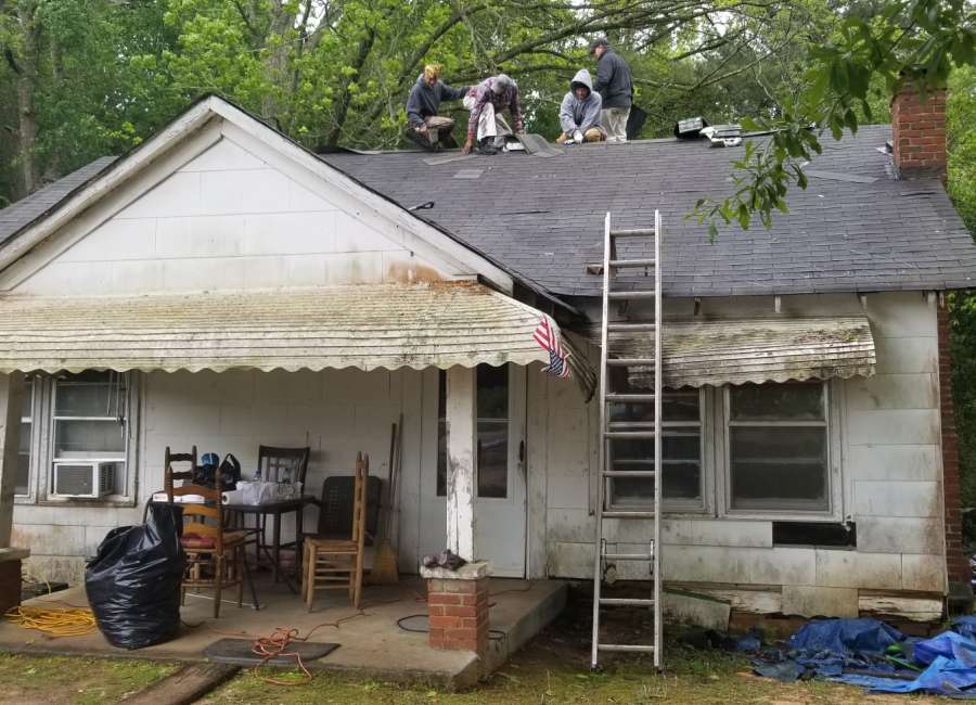 Free roof repair helps Grantville resident