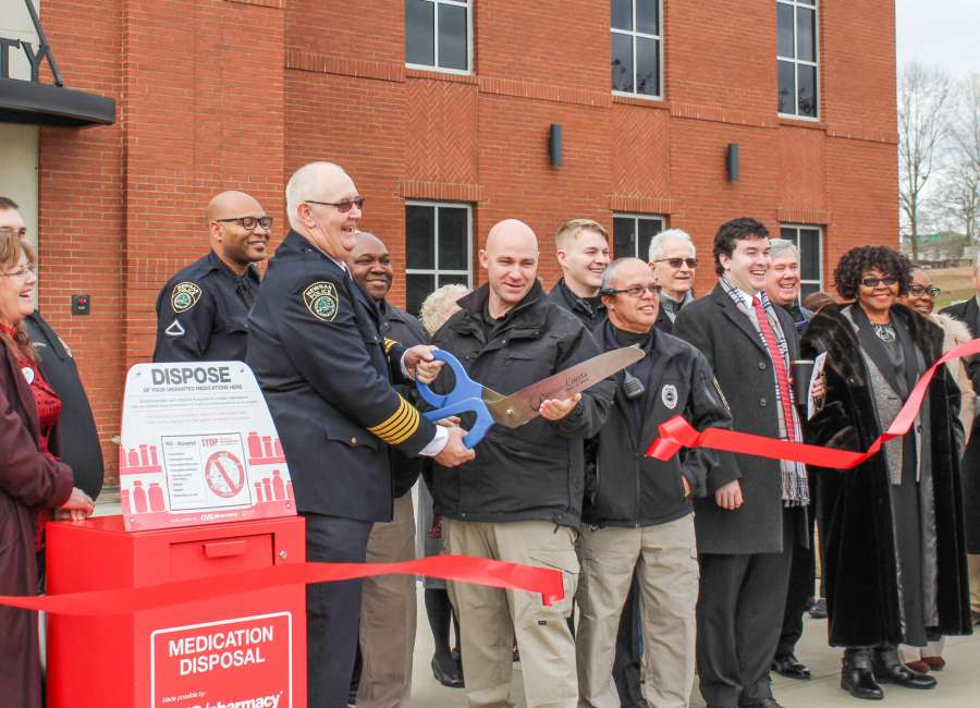 Medication drop-box installed at Newnan Police Department