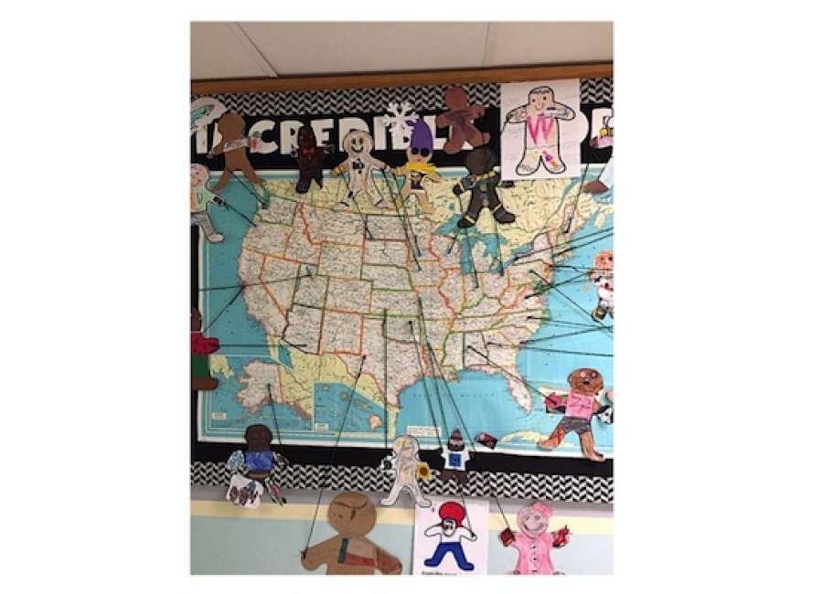 Odyssey first-graders participate in gingerbread man exchange