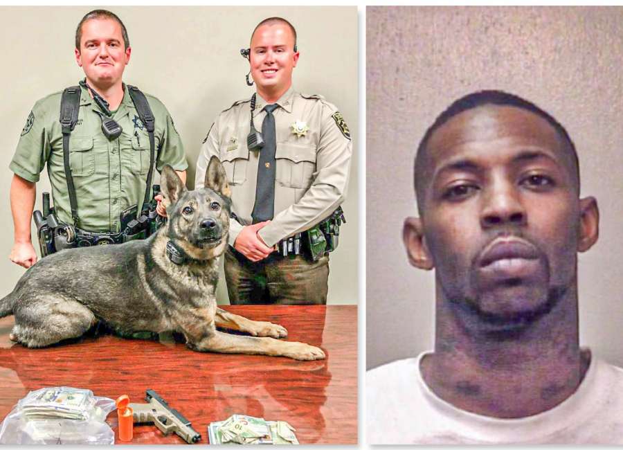 Over $25,000 in cash found after pursuit