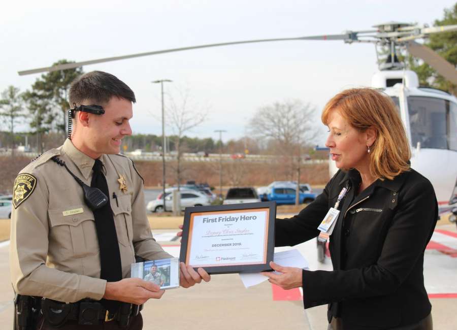 Piedmont Newnan Hospital recognizes CCSO deputy