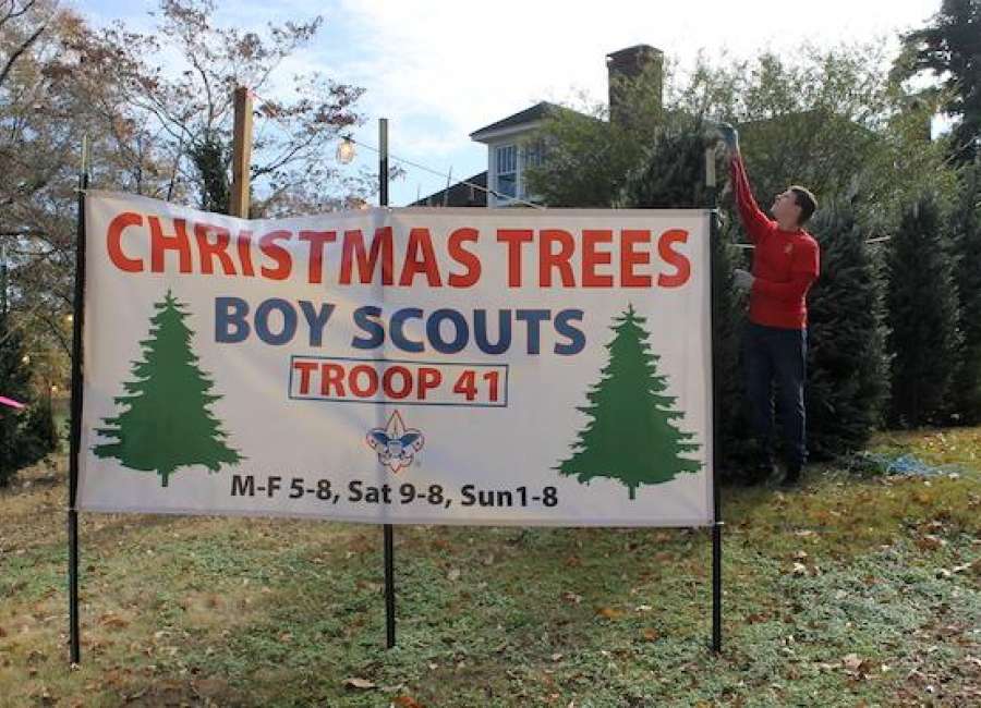 Scout Troop 41 begins annual Christmas tree sales