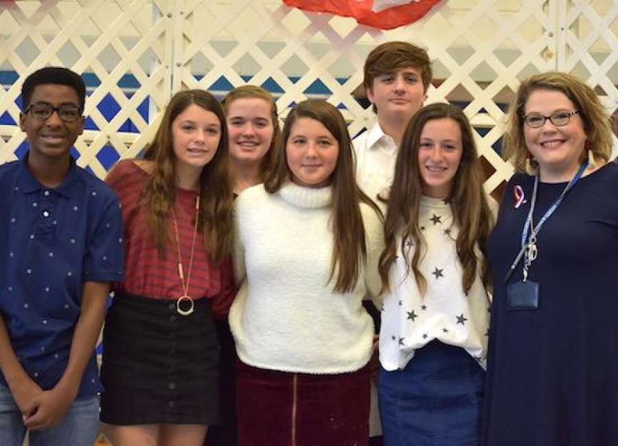 Students play key role in Arnall Veterans Day celebration