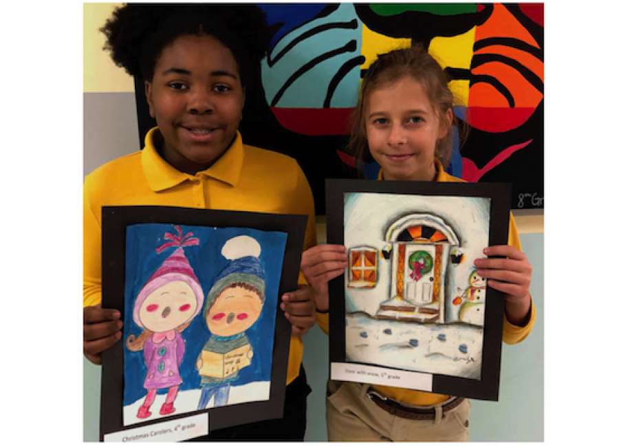 Walker, Harris win Odyssey holiday art contest