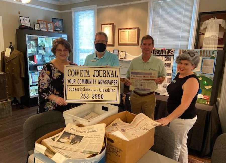Back issues of 3 weekly newspapers donated to SAHS