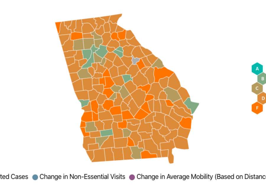 Coweta gets C- for social distancing