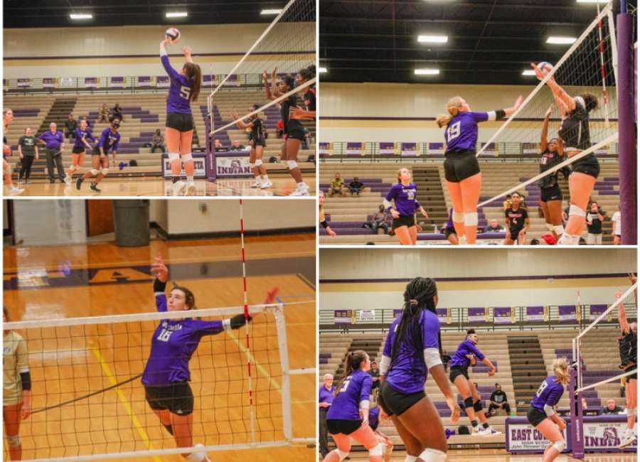 East Coweta Volleyball splits with Woodward and Landmark