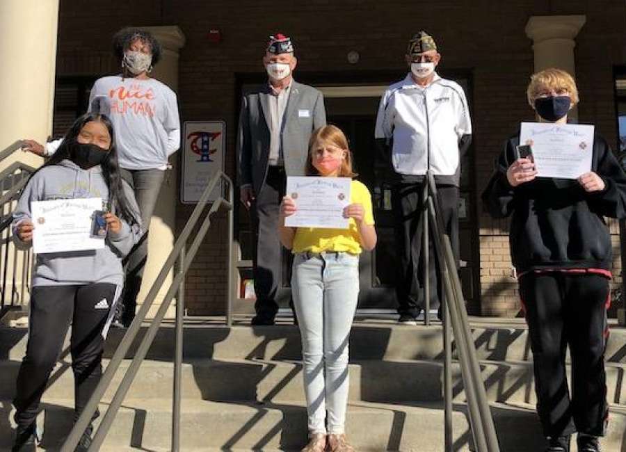 Evans winners named in Patriot’s Pen Essay Contest