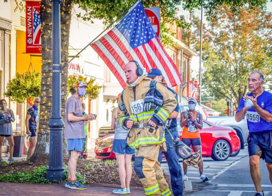Going the distance: Firefighter rises to challenge at local 5K