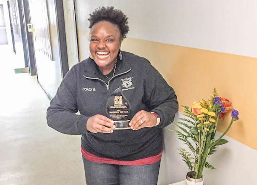 Gresham named Odyssey School’s Teacher of the Year