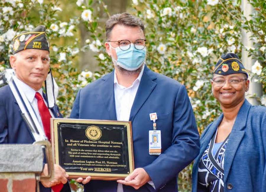 Health care workers honored during Veterans Day ceremony