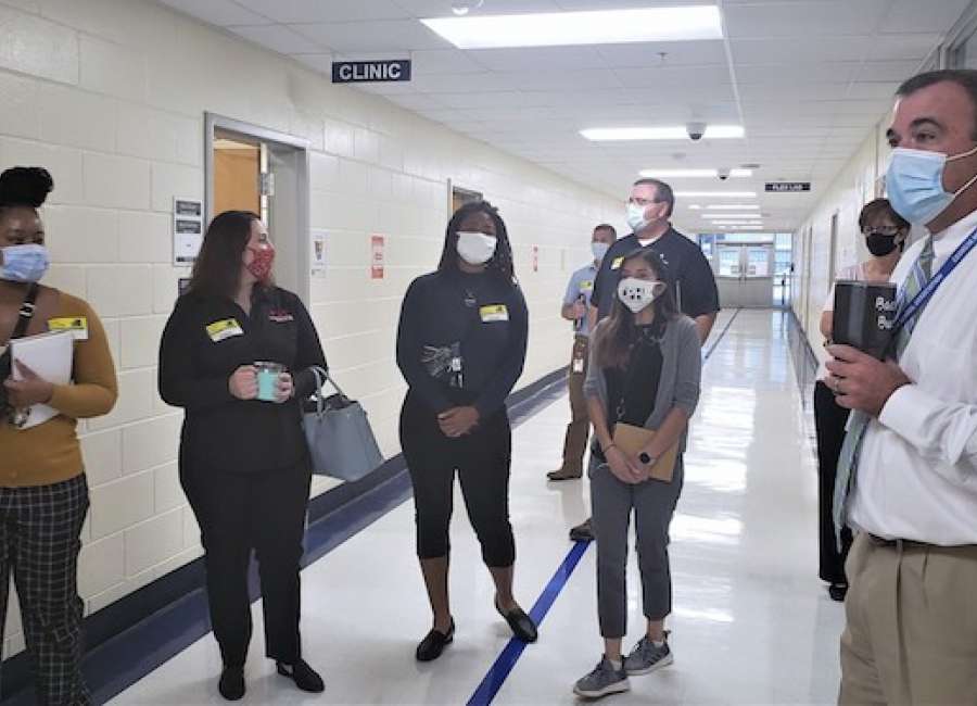 Health officials tour Coweta schools to assess COVID-19 plan