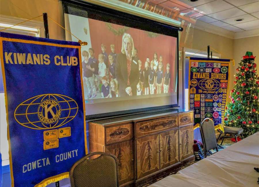 Heritage streams kindergarten performance to Kiwanis meeting