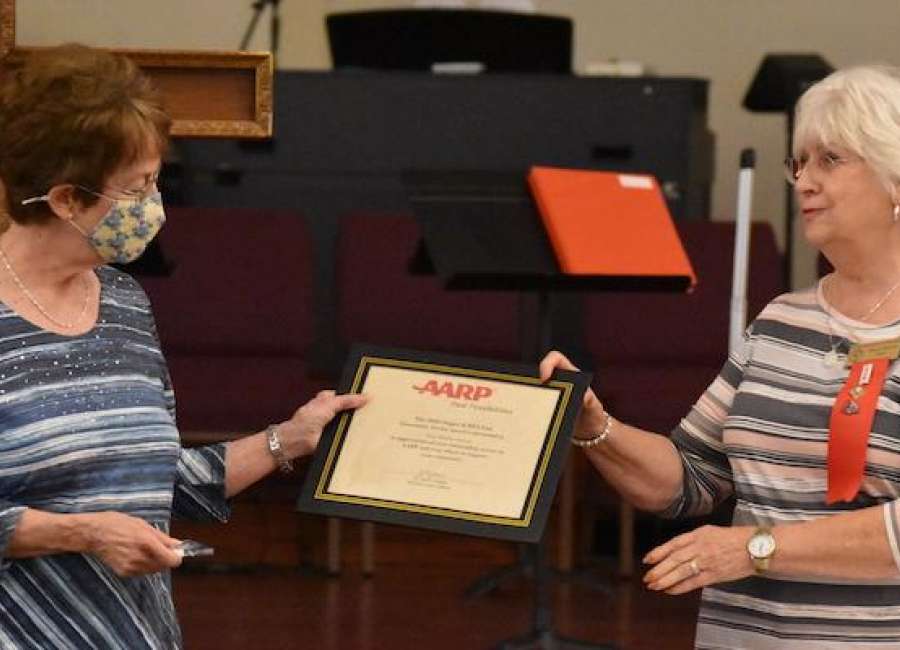 Jean Cotton wins AARP Community Service Award