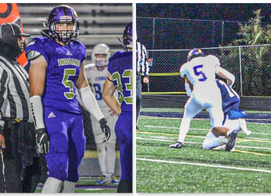 LB recruit, Dylan Spelios, taking his sacks and fumbles to Navy