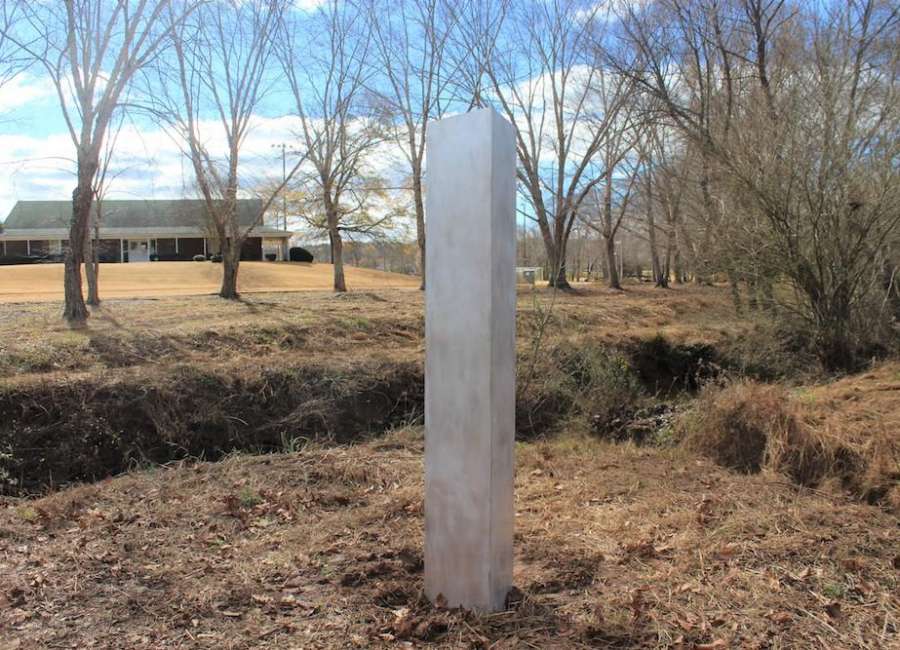 Mysterious monolith appears in Newnan