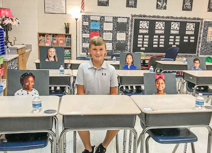 Newnan Crossing’s online students keep their seats in classroom
