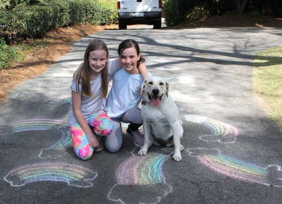 Neighbors spread cheer with ‘rainbow hunt’
