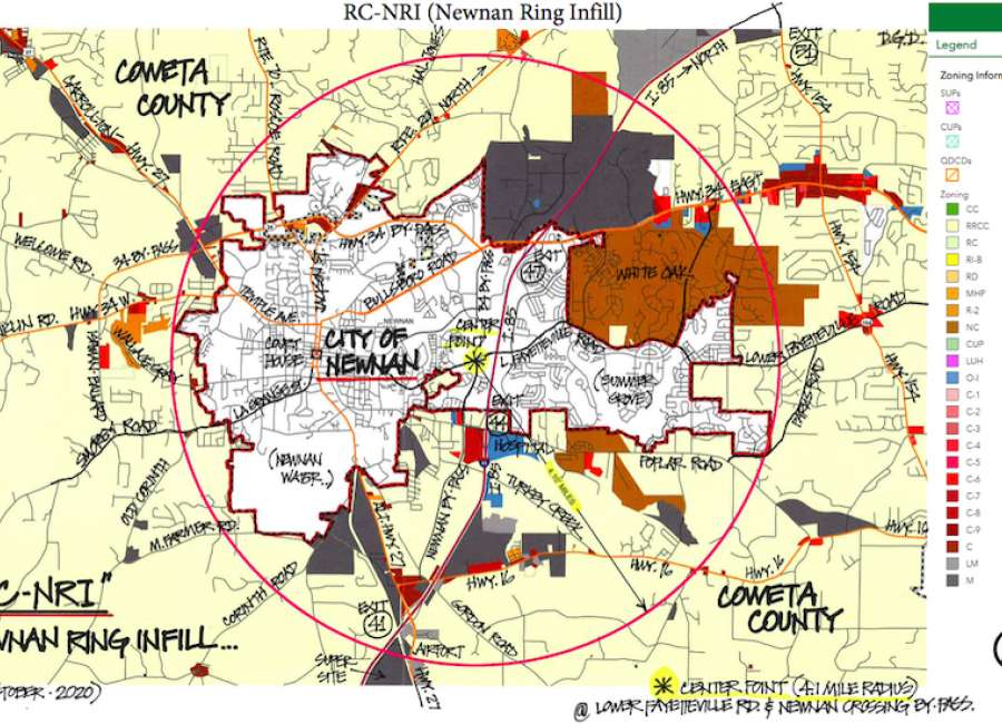 Newnan Ring rejected, but higher density endorsed