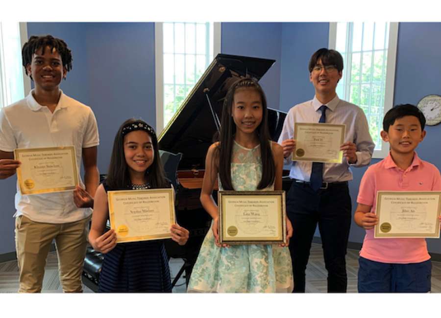 Piano students place in state competition