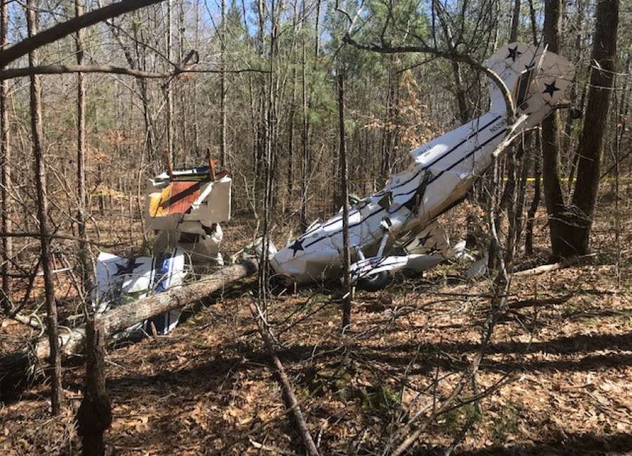 Pilot walks away from Senoia plane crash