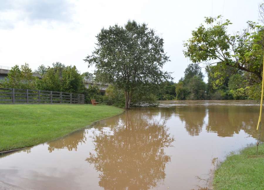 River crests below flood stage; park reopens