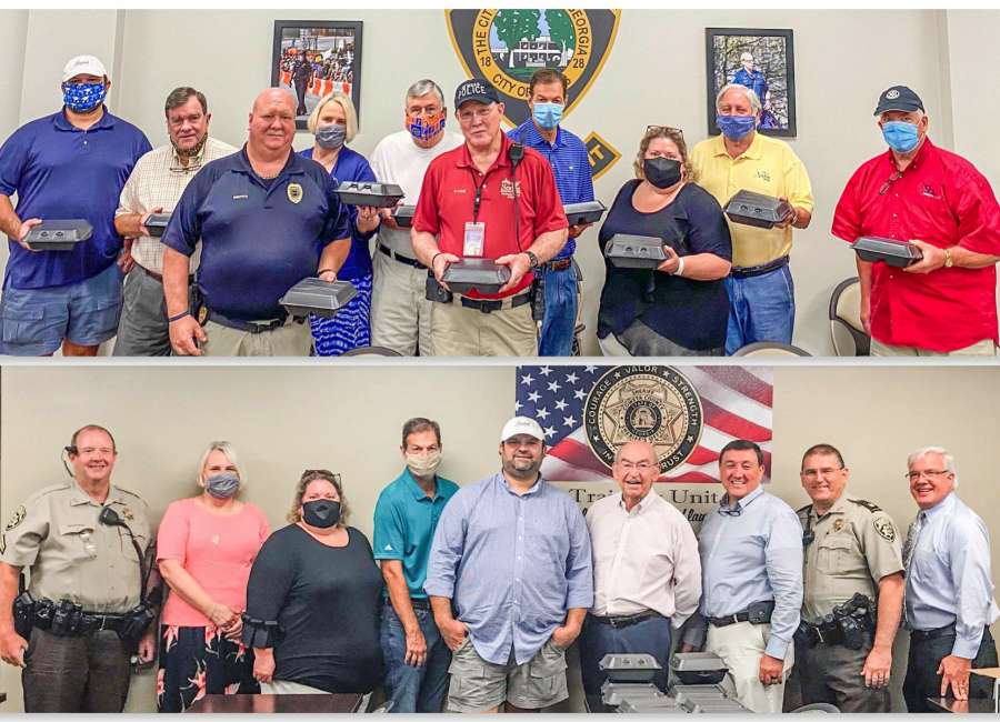 Rotary donates meals to first responders
