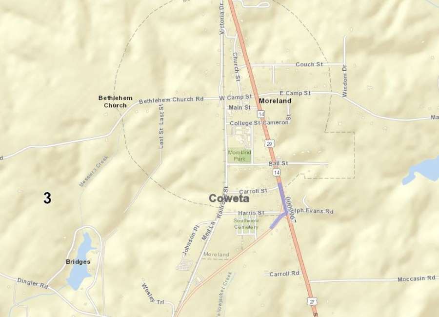 Roundabout proposed near Moreland