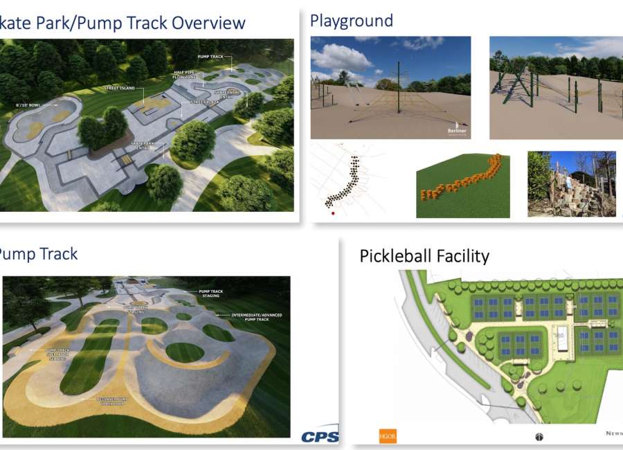 Skatepark, pump track among major renovations proposed for local parks