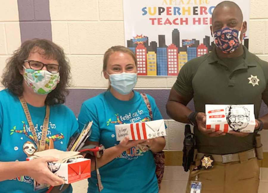 Thomas Crossroads staff welcomed back with meals