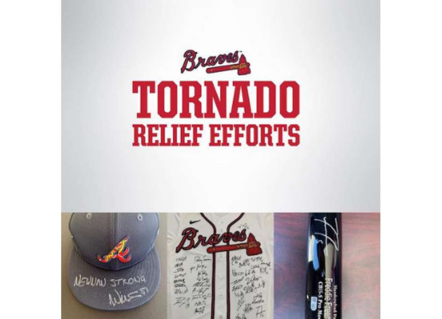 Braves player, Newnan native sets up auction for tornado relief