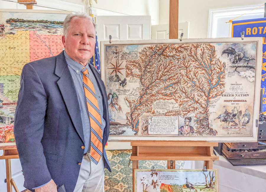 Cartography focus of Rotary presentation