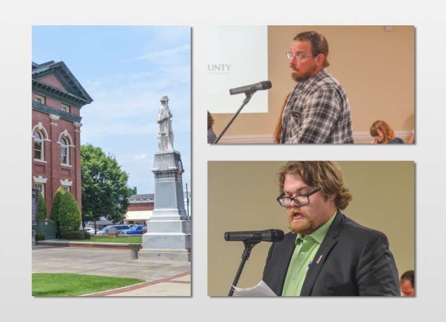 Commissioners asked to rethink Confederate monuments